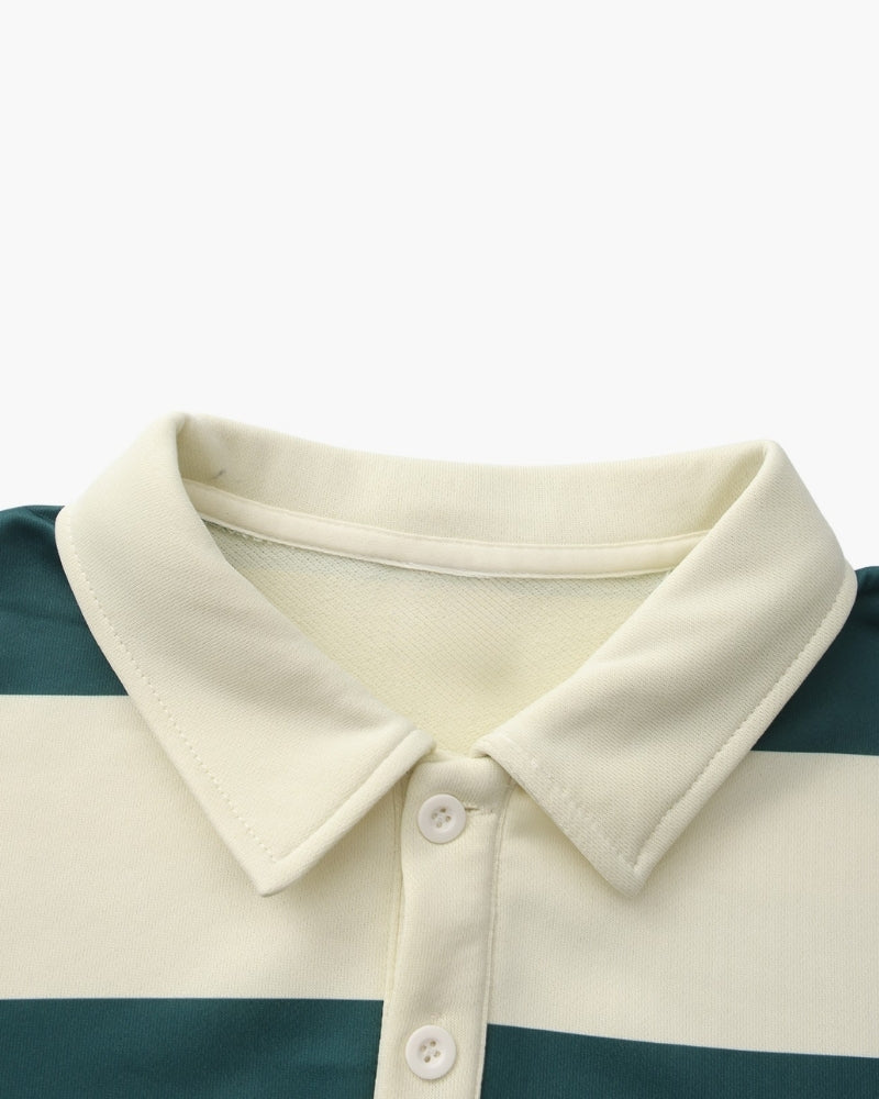 Vintage Stripe Rugby Poloshirt