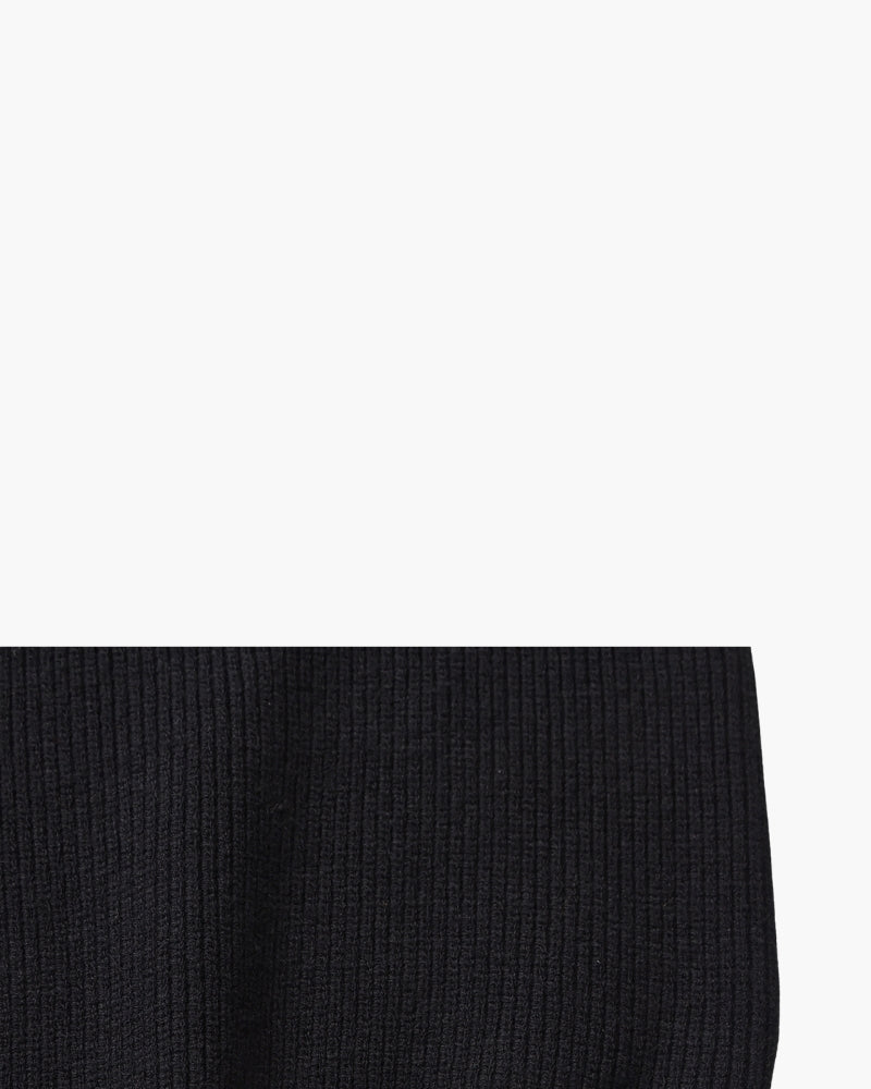 Refined Half-Zip Strick Pullover