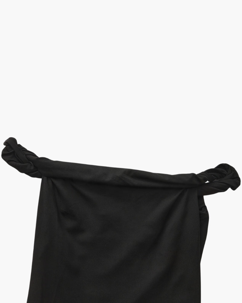 One-Shoulder Bodycon Long Kleid