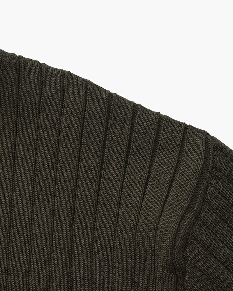 Premium Gerippt Poloshirt