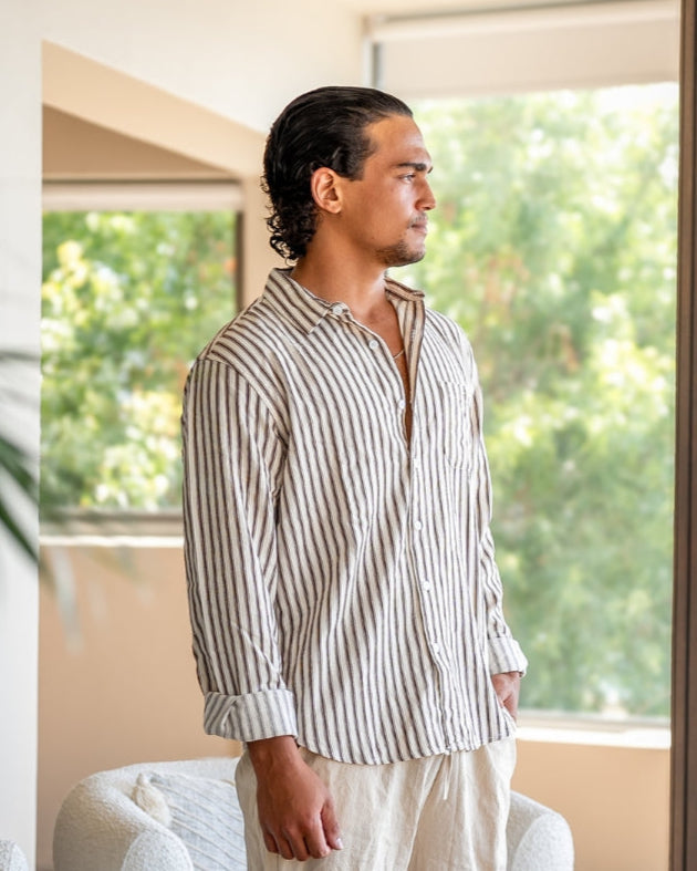 Gentlemen's Striped Hemd