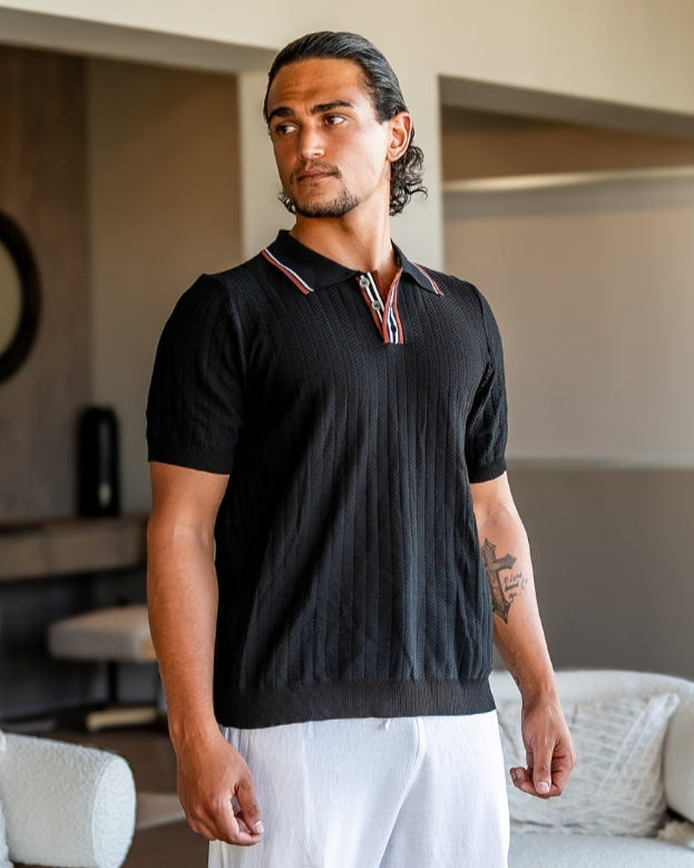 Ashford Strick Poloshirt