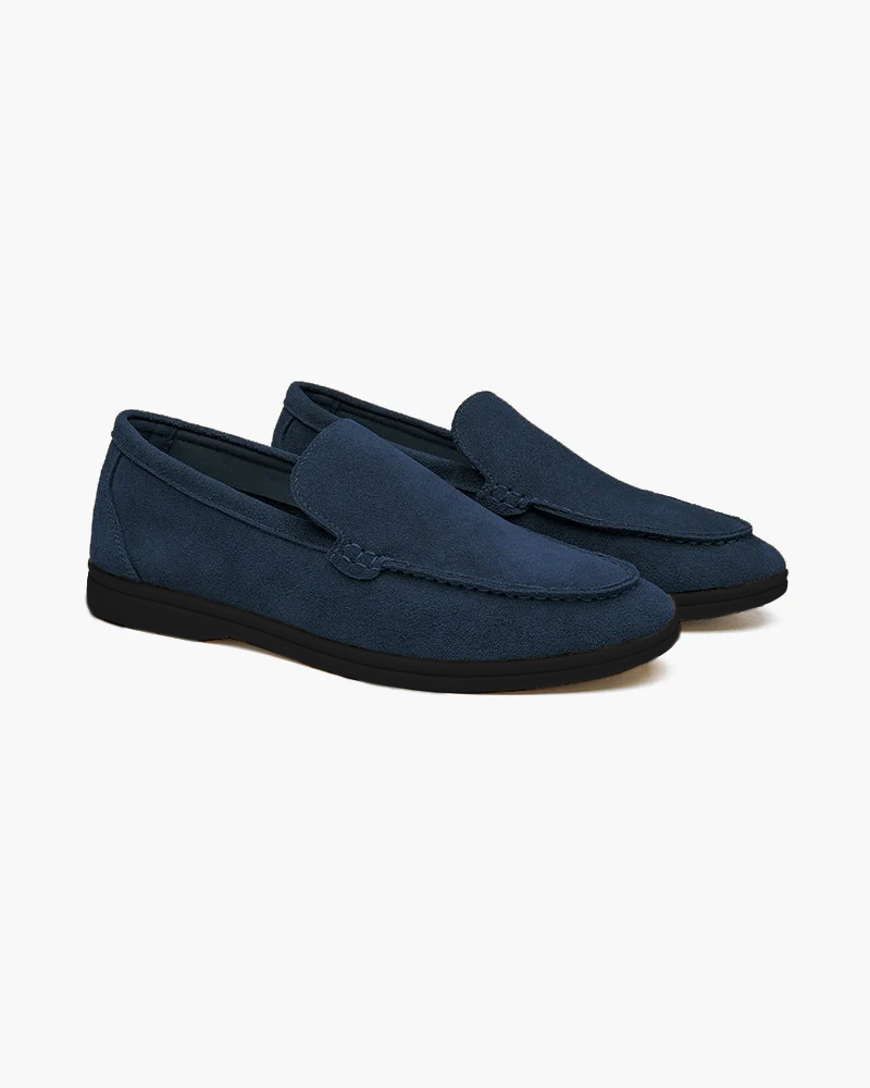 Premium Wildleder Loafer - Black Soles