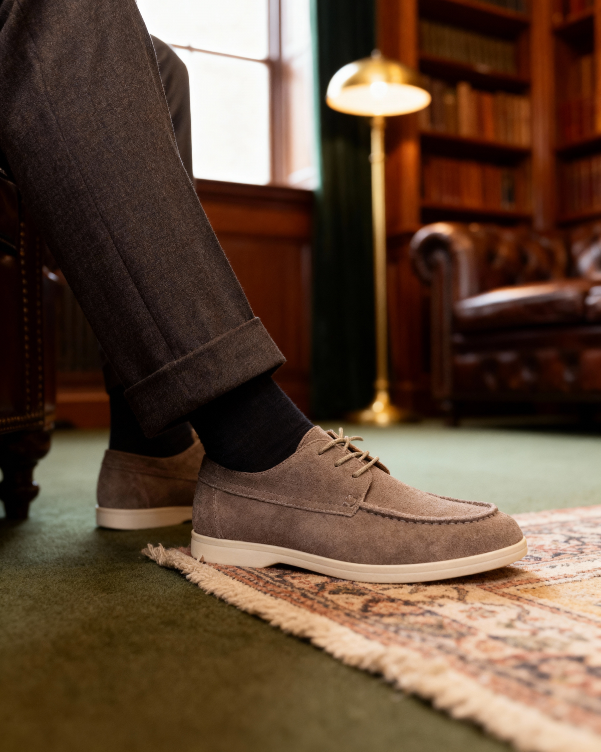 Premium Wildleder Lace Schuhe