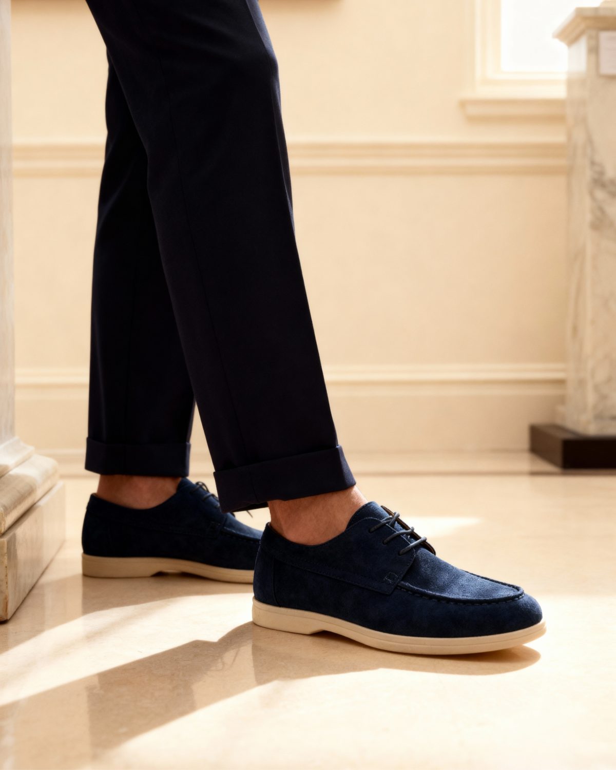 Premium Wildleder Lace Schuhe