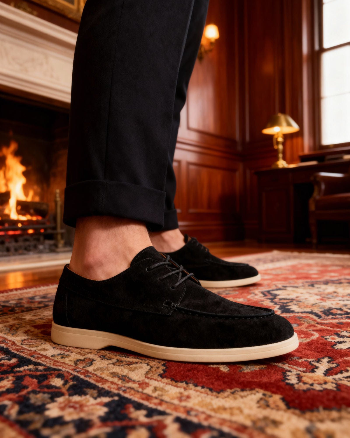 Premium Wildleder Lace Schuhe