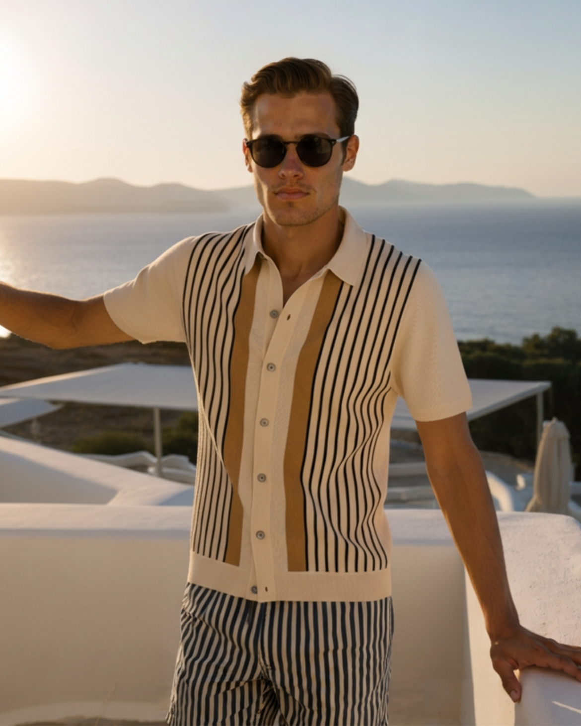 Monte Carlo Strick Poloshirt