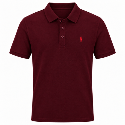 Paul Polo Shirt — Feine Baumwolle mit Stickerei